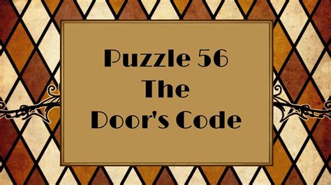 What is the answer to puzzle 56 for Professor Layton and the .